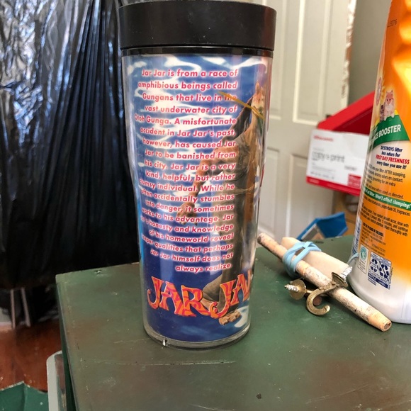🔴COPY - STAR WARS COLLECTIBLE JAR JAR TRAVEL MUG NWT - Picture 4 of 8